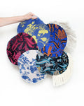 #2508 WW CUSHION CRESCENT SCHATULLE  PECHE ORIENTAL