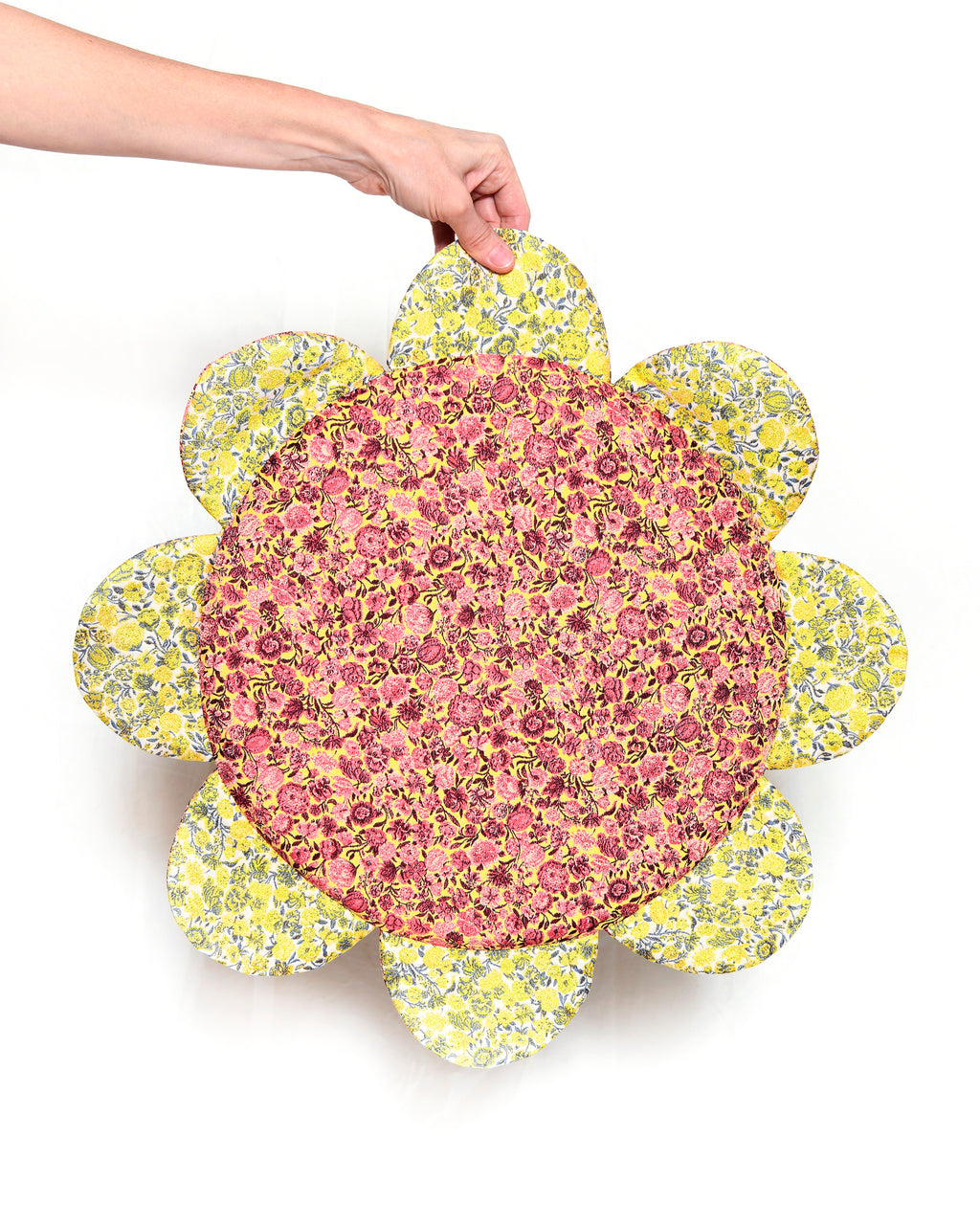 #2522 SEAT CUSHION  DAISY MILLEFLEURS