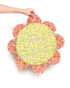 #2522 SEAT CUSHION  DAISY MILLEFLEURS