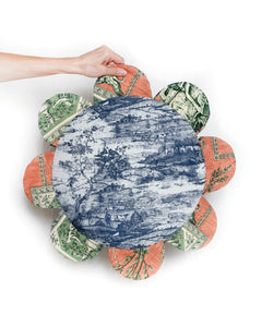 #2527 SEAT CUSHION  DAISY JOUY-EN-JOSAS