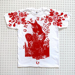 #2328 BASIC T-SHIRT WHITE WIENERNEOUVEAUTRY DONKEY/O col. red