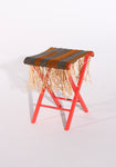 #2126 STOOL NEW EXOTIC COOL RED
