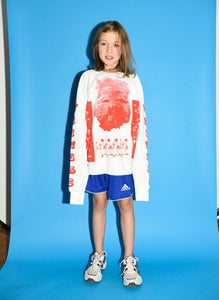 #SS2029 BASIC SWEATSHIRT „WEINERS TIME“ col. white/red
